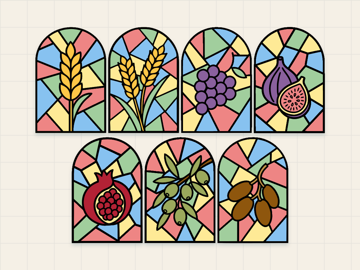 Stained Glass Shivas Haminim preview